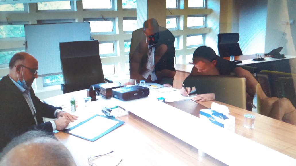  بروتوكول تعاون بين رئيس المركز الاستشاري للدراسات والتوثيق ومعهد البحوث والدراسات الاستراتيجية/كانون الأول 2020