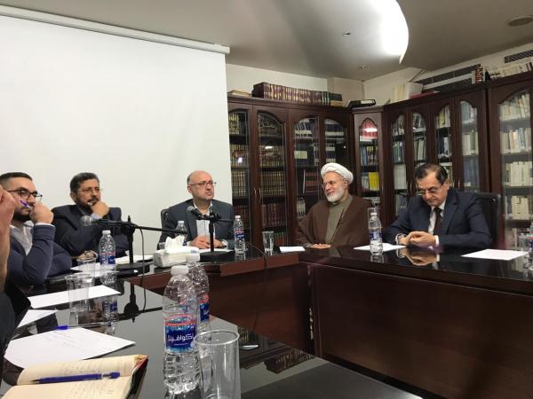  حاضر د. سعيد خطيب زاده في ندوة تحت عنوان خيارات الجمهورية الإسلامية الإيرانية بعد العدوان الأميركي في المركز الاستشاري للدراسات والتوثيق / كانون الثاني 2020