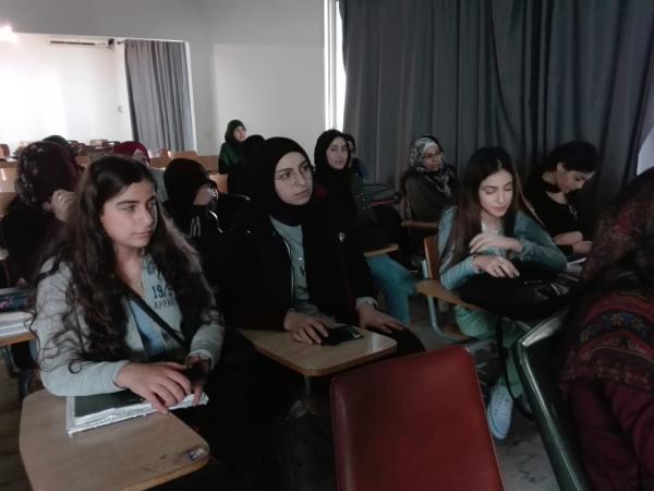 لقاء مع طلاب معهد العلوم الاجتماعية الفرع الأول - الجامعة اللبنانية / آذار 2019