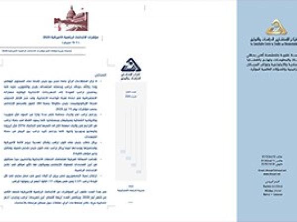  سلسلة مؤشر الانتخابات الرئاسية الأميركية 2020 / العدد الثالث، 1 - 15 حزيران 2020