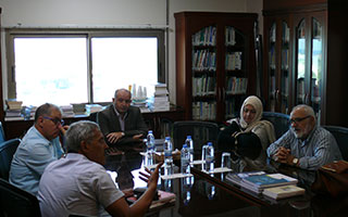  زيارة وفد تونسي الى المركز