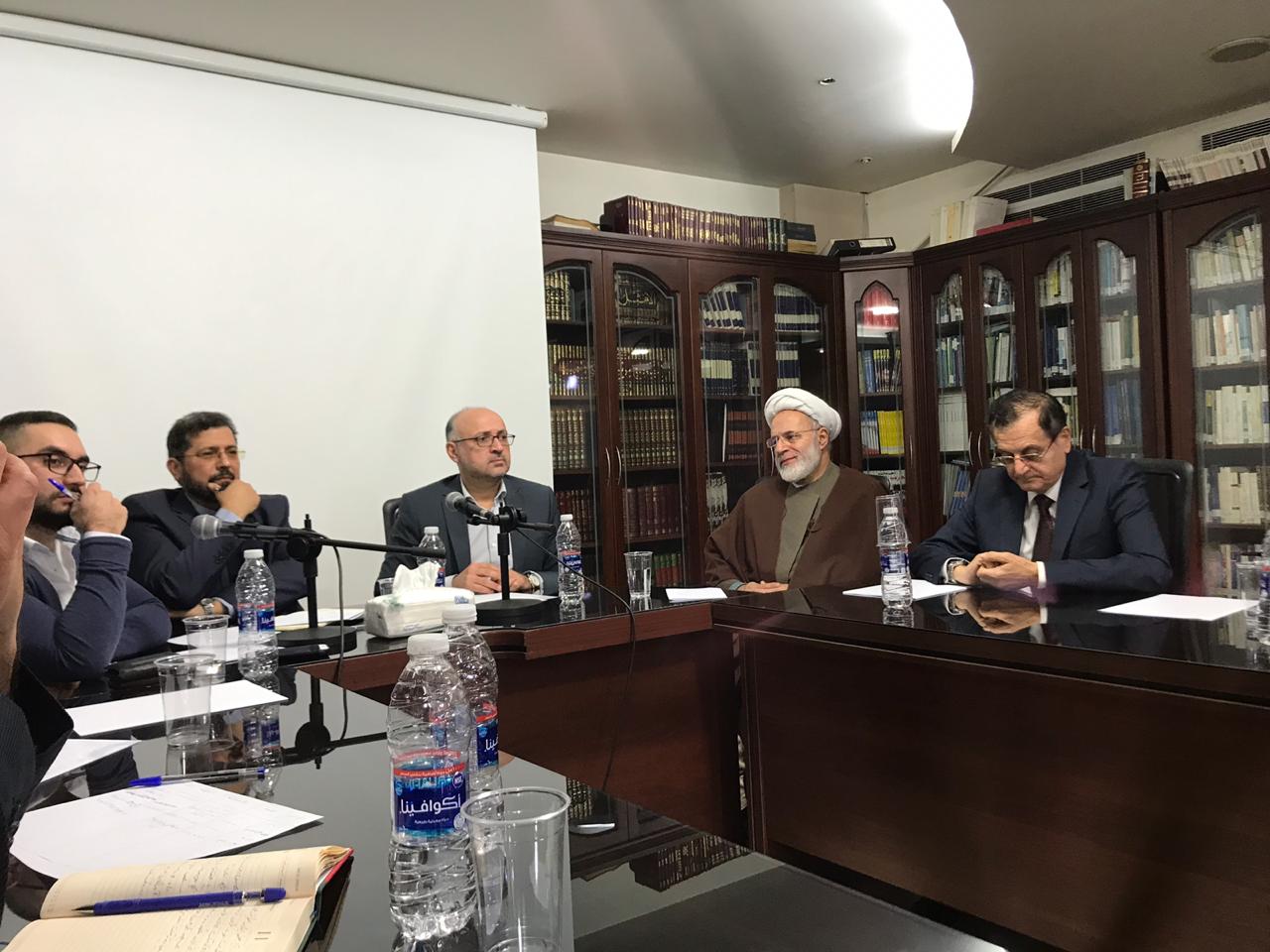  حاضر د. سعيد خطيب زاده في ندوة تحت عنوان خيارات الجمهورية الإسلامية الإيرانية بعد العدوان الأميركي في المركز الاستشاري للدراسات والتوثيق / كانون الثاني 2020