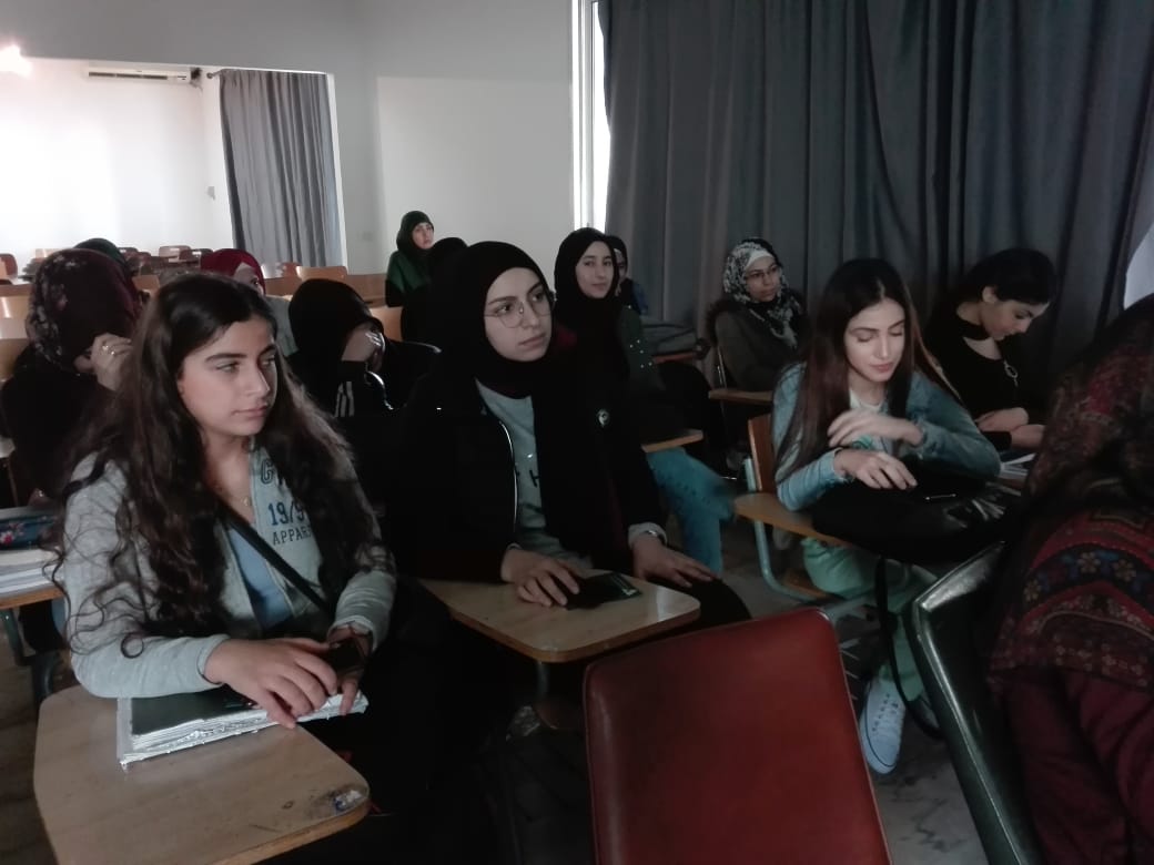  لقاء مع طلاب معهد العلوم الاجتماعية الفرع الأول - الجامعة اللبنانية / آذار 2019